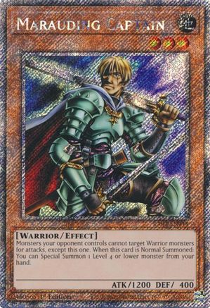 Marauding Captain (Platinum Secret Rare) (RA03-EN118) - Quarter Century Bonanza 1st Edition Quarter Century Bonanza Yugioh Single  Squirtle Squad Card Shop.