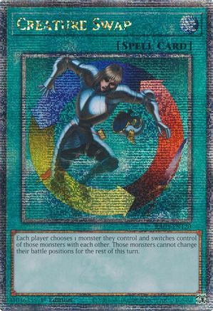 Creature Swap (Quarter Century Secret Rare) (RA03-EN120) - Quarter Century Bonanza 1st Edition Quarter Century Bonanza Yugioh Single  Squirtle Squad Card Shop.