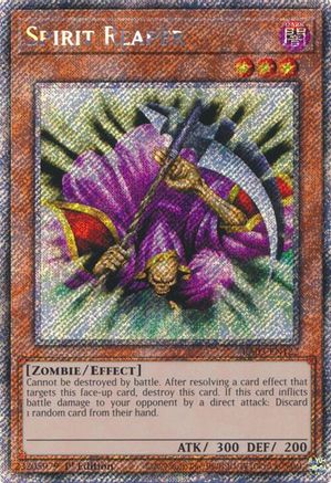 Spirit Reaper (Platinum Secret Rare) (RA03-EN122) - Quarter Century Bonanza 1st Edition Quarter Century Bonanza Yugioh Single  Squirtle Squad Card Shop.