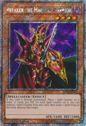 Breaker the Magical Warrior (Platinum Secret Rare) (RA03-EN125) - Quarter Century Bonanza 1st Edition Quarter Century Bonanza Yugioh Single  Squirtle Squad Card Shop.