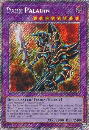 Dark Paladin (Platinum Secret Rare) (RA03-EN126) - Quarter Century Bonanza 1st Edition Quarter Century Bonanza Yugioh Single  Squirtle Squad Card Shop.