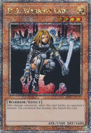 D.D. Warrior Lady (Quarter Century Secret Rare) (RA03-EN129) - Quarter Century Bonanza 1st Edition Quarter Century Bonanza Yugioh Single  Squirtle Squad Card Shop.