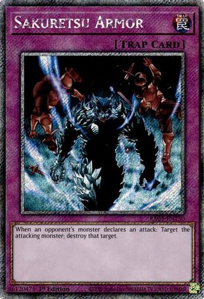 Sakuretsu Armor (Platinum Secret Rare) (RA03-EN130) - Quarter Century Bonanza 1st Edition Quarter Century Bonanza Yugioh Single  Squirtle Squad Card Shop.