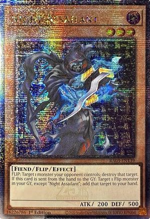 Night Assailant (Quarter Century Secret Rare) (RA03-EN139) - Quarter Century Bonanza 1st Edition Quarter Century Bonanza Yugioh Single  Squirtle Squad Card Shop.