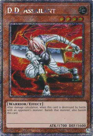 D.D. Assailant (Platinum Secret Rare) (RA03-EN141) - Quarter Century Bonanza 1st Edition Quarter Century Bonanza Yugioh Single  Squirtle Squad Card Shop.