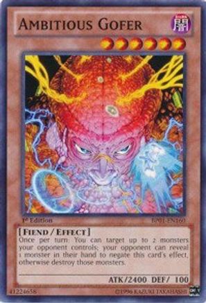 Ambitious Gofer (BP01-EN160) - Battle Pack: Epic Dawn 1st Edition Battle Pack: Epic Dawn Yugioh Single  Squirtle Squad Card Shop.