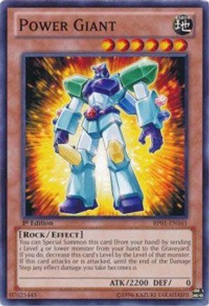 Power Giant (BP01-EN161) - Battle Pack: Epic Dawn 1st Edition Battle Pack: Epic Dawn Yugioh Single  Squirtle Squad Card Shop.