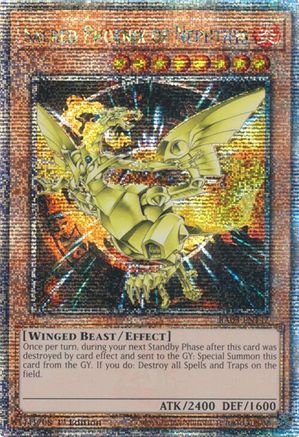 Sacred Phoenix of Nephthys (Quarter Century Secret Rare) (RA03-EN147) - Quarter Century Bonanza 1st Edition Quarter Century Bonanza Yugioh Single  Squirtle Squad Card Shop.