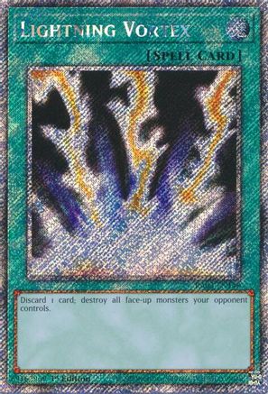 Lightning Vortex (Platinum Secret Rare) (RA03-EN148) - Quarter Century Bonanza 1st Edition Quarter Century Bonanza Yugioh Single  Squirtle Squad Card Shop.