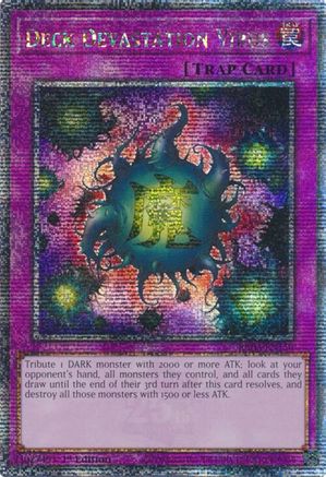 Deck Devastation Virus (Quarter Century Secret Rare) (RA03-EN150) - Quarter Century Bonanza 1st Edition Quarter Century Bonanza Yugioh Single  Squirtle Squad Card Shop.