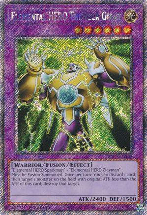 Elemental HERO Thunder Giant (Platinum Secret Rare) (RA03-EN153) - Quarter Century Bonanza 1st Edition Quarter Century Bonanza Yugioh Single  Squirtle Squad Card Shop.