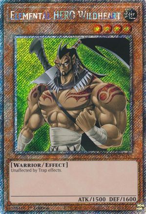 Elemental HERO Wildheart (Platinum Secret Rare) (RA03-EN157) - Quarter Century Bonanza 1st Edition Quarter Century Bonanza Yugioh Single  Squirtle Squad Card Shop.