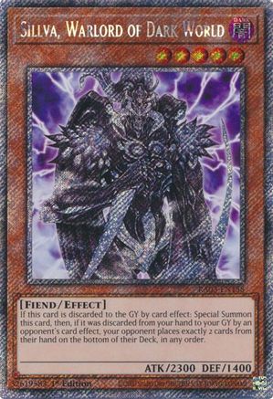 Sillva, Warlord of Dark World (Platinum Secret Rare) (RA03-EN158) - Quarter Century Bonanza 1st Edition Quarter Century Bonanza Yugioh Single  Squirtle Squad Card Shop.