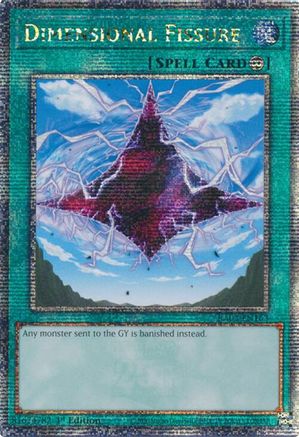 Dimensional Fissure (Quarter Century Secret Rare) (RA03-EN163) - Quarter Century Bonanza 1st Edition Quarter Century Bonanza Yugioh Single  Squirtle Squad Card Shop.