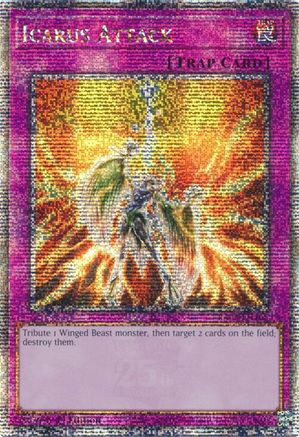 Icarus Attack (Quarter Century Secret Rare) (RA03-EN165) - Quarter Century Bonanza 1st Edition Quarter Century Bonanza Yugioh Single  Squirtle Squad Card Shop.