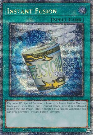 Instant Fusion (Quarter Century Secret Rare) (RA03-EN171) - Quarter Century Bonanza 1st Edition Quarter Century Bonanza Yugioh Single  Squirtle Squad Card Shop.