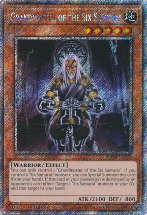Grandmaster of the Six Samurai (Platinum Secret Rare) (RA03-EN174) - Quarter Century Bonanza 1st Edition Quarter Century Bonanza Yugioh Single  Squirtle Squad Card Shop.