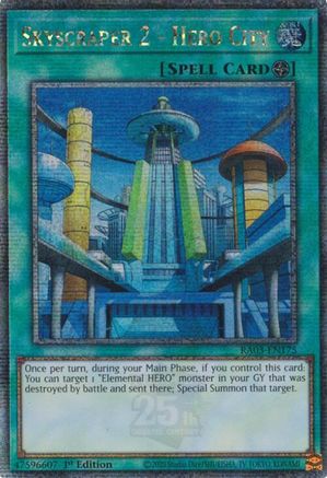 Skyscraper 2 - Hero City (Quarter Century Secret Rare) (RA03-EN175) - Quarter Century Bonanza 1st Edition Quarter Century Bonanza Yugioh Single  Squirtle Squad Card Shop.
