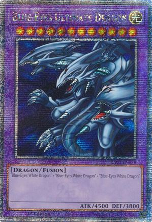Blue-Eyes Ultimate Dragon (Quarter Century Secret Rare) (RA03-EN178) - Quarter Century Bonanza 1st Edition Quarter Century Bonanza Yugioh Single  Squirtle Squad Card Shop.