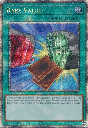 Rare Value (Quarter Century Secret Rare) (RA03-EN182) - Quarter Century Bonanza 1st Edition Quarter Century Bonanza Yugioh Single  Squirtle Squad Card Shop.