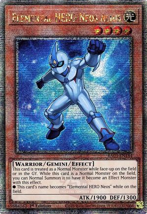 Elemental HERO Neos Alius (Quarter Century Secret Rare) (RA03-EN184) - Quarter Century Bonanza 1st Edition Quarter Century Bonanza Yugioh Single  Squirtle Squad Card Shop.