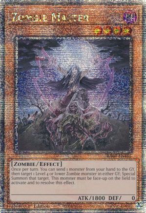 Zombie Master (Quarter Century Secret Rare) (RA03-EN185) - Quarter Century Bonanza 1st Edition Quarter Century Bonanza Yugioh Single  Squirtle Squad Card Shop.