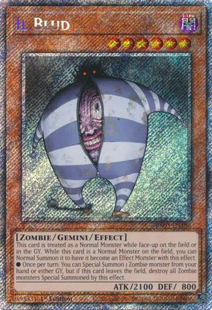 Il Blud (Platinum Secret Rare) (RA03-EN186) - Quarter Century Bonanza 1st Edition Quarter Century Bonanza Yugioh Single  Squirtle Squad Card Shop.
