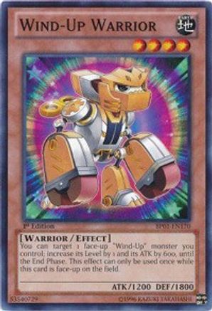 Wind-Up Warrior (BP01-EN170) - Battle Pack: Epic Dawn 1st Edition Battle Pack: Epic Dawn Yugioh Single  Squirtle Squad Card Shop.