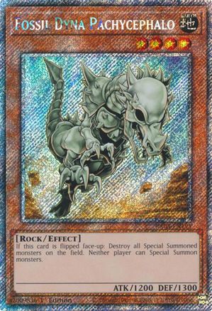 Fossil Dyna Pachycephalo (Platinum Secret Rare) (RA03-EN195) - Quarter Century Bonanza 1st Edition Quarter Century Bonanza Yugioh Single  Squirtle Squad Card Shop.