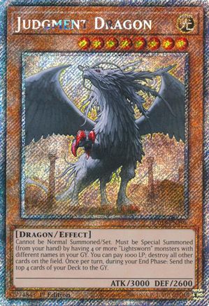 Judgment Dragon (Platinum Secret Rare) (RA03-EN196) - Quarter Century Bonanza 1st Edition Quarter Century Bonanza Yugioh Single  Squirtle Squad Card Shop.