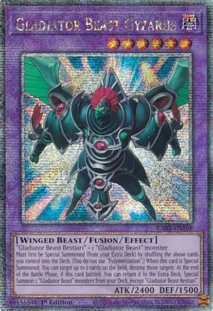 Gladiator Beast Gyzarus (Quarter Century Secret Rare) (RA03-EN198) - Quarter Century Bonanza 1st Edition Quarter Century Bonanza Yugioh Single  Squirtle Squad Card Shop.