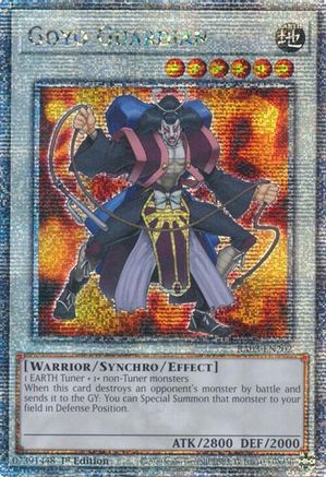 Goyo Guardian (Quarter Century Secret Rare) (RA03-EN202) - Quarter Century Bonanza 1st Edition Quarter Century Bonanza Yugioh Single  Squirtle Squad Card Shop.