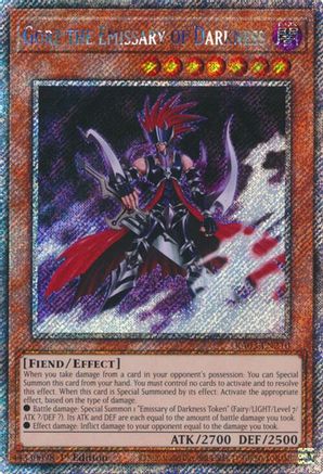 Gorz the Emissary of Darkness (Platinum Secret Rare) (RA03-EN210) - Quarter Century Bonanza 1st Edition Quarter Century Bonanza Yugioh Single  Squirtle Squad Card Shop.