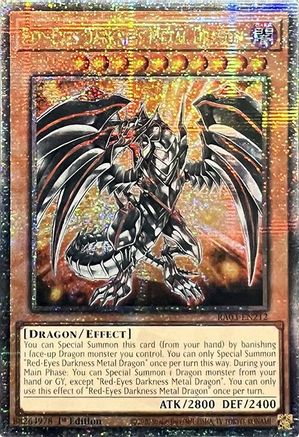 Red-Eyes Darkness Metal Dragon (Quarter Century Secret Rare) (RA03-EN212) - Quarter Century Bonanza 1st Edition Quarter Century Bonanza Yugioh Single  Squirtle Squad Card Shop.