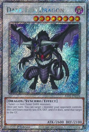 Dark End Dragon (Platinum Secret Rare) (RA03-EN216) - Quarter Century Bonanza 1st Edition Quarter Century Bonanza Yugioh Single  Squirtle Squad Card Shop.