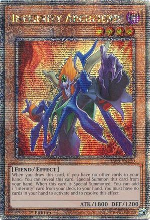 Infernity Archfiend (Quarter Century Secret Rare) (RA03-EN220) - Quarter Century Bonanza 1st Edition Quarter Century Bonanza Yugioh Single  Squirtle Squad Card Shop.