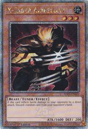 X-Saber Airbellum (Quarter Century Secret Rare) (RA03-EN221) - Quarter Century Bonanza 1st Edition Quarter Century Bonanza Yugioh Single  Squirtle Squad Card Shop.