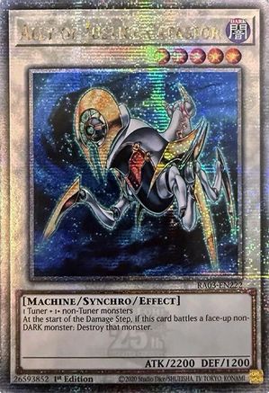 Ally of Justice Catastor (Quarter Century Secret Rare) (RA03-EN222) - Quarter Century Bonanza 1st Edition Quarter Century Bonanza Yugioh Single  Squirtle Squad Card Shop.