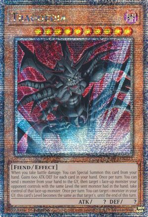 Tragoedia (Quarter Century Secret Rare) (RA03-EN223) - Quarter Century Bonanza 1st Edition Quarter Century Bonanza Yugioh Single  Squirtle Squad Card Shop.