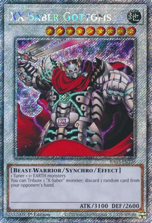 XX-Saber Gottoms (Platinum Secret Rare) (RA03-EN226) - Quarter Century Bonanza 1st Edition Quarter Century Bonanza Yugioh Single  Squirtle Squad Card Shop.