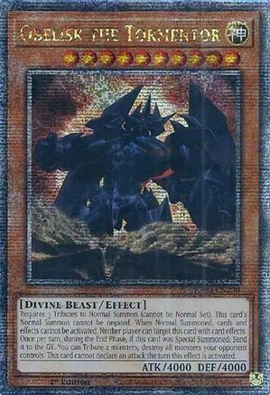 Obelisk the Tormentor (Quarter Century Secret Rare) (RA03-EN230) - Quarter Century Bonanza 1st Edition Quarter Century Bonanza Yugioh Single  Squirtle Squad Card Shop.
