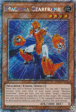 Machina Gearframe (Platinum Secret Rare) (RA03-EN234) - Quarter Century Bonanza 1st Edition Quarter Century Bonanza Yugioh Single  Squirtle Squad Card Shop.