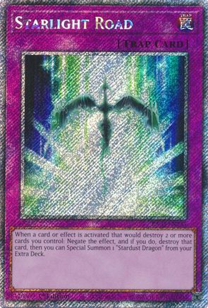 Starlight Road (Platinum Secret Rare) (RA03-EN235) - Quarter Century Bonanza 1st Edition Quarter Century Bonanza Yugioh Single  Squirtle Squad Card Shop.