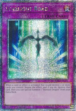 Starlight Road (Quarter Century Secret Rare) (RA03-EN235) - Quarter Century Bonanza 1st Edition Quarter Century Bonanza Yugioh Single  Squirtle Squad Card Shop.