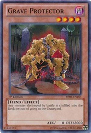 Grave Protector (BP01-EN186) - Battle Pack: Epic Dawn Unlimited Battle Pack: Epic Dawn Yugioh Single  Squirtle Squad Card Shop.