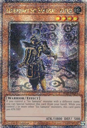 Legendary Six Samurai - Kizan (Quarter Century Secret Rare) (RA03-EN249) - Quarter Century Bonanza 1st Edition Quarter Century Bonanza Yugioh Single  Squirtle Squad Card Shop.