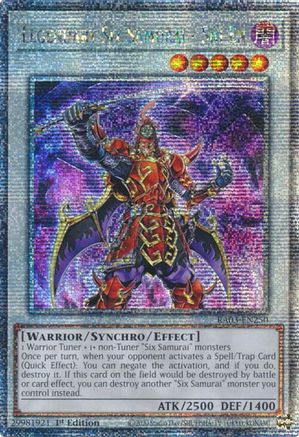 Legendary Six Samurai - Shi En (Quarter Century Secret Rare) (RA03-EN250) - Quarter Century Bonanza 1st Edition Quarter Century Bonanza Yugioh Single  Squirtle Squad Card Shop.