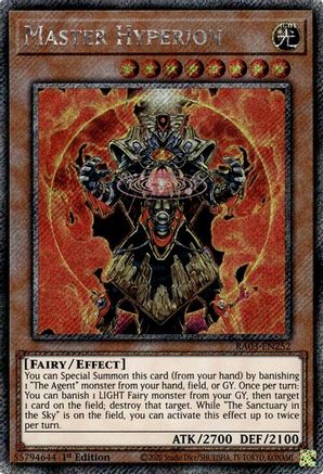 Master Hyperion (Platinum Secret Rare) (RA03-EN252) - Quarter Century Bonanza 1st Edition Quarter Century Bonanza Yugioh Single  Squirtle Squad Card Shop.
