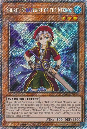 Shurit, Strategist of the Nekroz (Platinum Secret Rare) (RA03-EN259) - Quarter Century Bonanza 1st Edition Quarter Century Bonanza Yugioh Single  Squirtle Squad Card Shop.