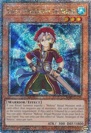 Shurit, Strategist of the Nekroz (Quarter Century Secret Rare) (RA03-EN259) - Quarter Century Bonanza 1st Edition Quarter Century Bonanza Yugioh Single  Squirtle Squad Card Shop.